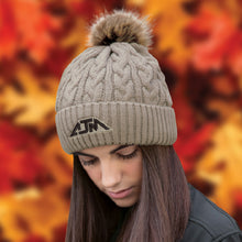 Load image into Gallery viewer, U13A Vikings Hockey Faux Fur Pom Pom Toque (Embroidered)