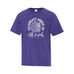 Algoma Autism Foundation 'Celebrate Minds Of All Kinds' Everyday Cotton Youth Tee