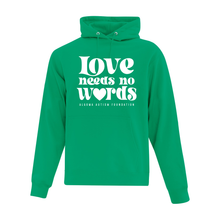 Load image into Gallery viewer, Algoma Autism Foundation &#39;Love Needs No Words&#39; Everyday Fleece Hoodie