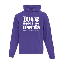 Load image into Gallery viewer, Algoma Autism Foundation &#39;Love Needs No Words&#39; Everyday Fleece Hoodie