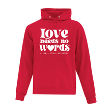 Load image into Gallery viewer, Algoma Autism Foundation &#39;Love Needs No Words&#39; Everyday Fleece Hoodie