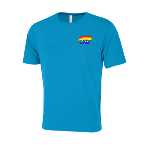 ADSB Rainbow Logo Ring Spun Cotton Youth Tee