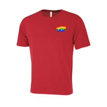 Load image into Gallery viewer, ADSB Rainbow Logo Ring Spun Cotton Youth Tee