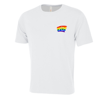 Load image into Gallery viewer, ADSB Rainbow Logo Ring Spun Cotton Tee