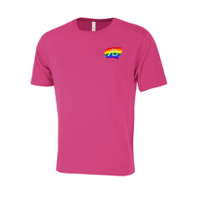 Load image into Gallery viewer, ADSB Rainbow Logo Ring Spun Cotton Tee