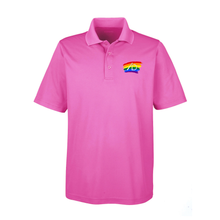 Load image into Gallery viewer, ADSB Rainbow Logo Performance Piqué Polo