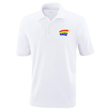 Load image into Gallery viewer, ADSB Rainbow Logo Performance Piqué Polo