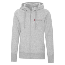 Load image into Gallery viewer, Algoma Family Services ESActive Core Full Zip Hooded Ladies Sweatshirt