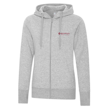 Load image into Gallery viewer, Algoma Family Services ESActive Core Full Zip Hooded Ladies Sweatshirt