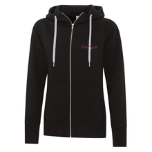 Load image into Gallery viewer, Algoma Family Services ESActive Core Full Zip Hooded Ladies Sweatshirt