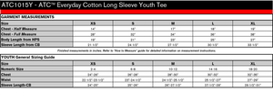 Your Team's Everyday Cotton Long Sleeve Youth Tee