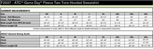 North Channel Lightning Two Tone Adult Hooded Sweatshirt