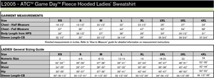 RM Moore ' Be Kind' Game Day Fleece Ladies Hooded Sweatshirt