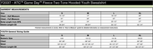 Load image into Gallery viewer, LBMX Storm Game Day Fleece Two Tone Youth Hooded Sweatshirt