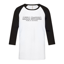 Load image into Gallery viewer, Anna McCrea Spirit Wear Ring Spun Baseball Youth Tee