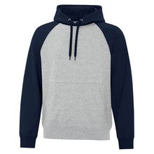 Load image into Gallery viewer, Your Team&#39;s Everyday Fleece Adult 2-Tone Hooded Sweatshirt