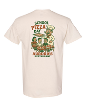 Load image into Gallery viewer, Aurora's School Pizza Day ADULT Cotton T-Shirt