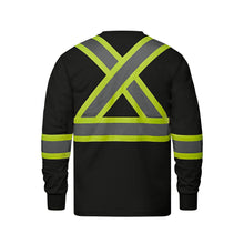 Load image into Gallery viewer, Sault College Facilities Management Paramount Cotton Long Sleeve Hi-Vis T-Shirt