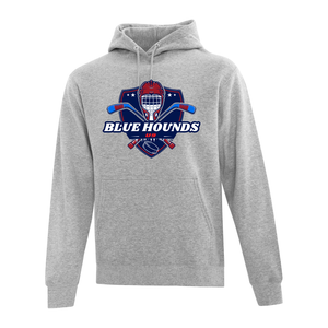 Blue Hounds Everyday Cotton Hooded Adult Sweatshirt