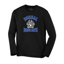 Load image into Gallery viewer, Boréal Bobcats Logo Spirit Wear Pro Team Youth Long Sleeve Tee