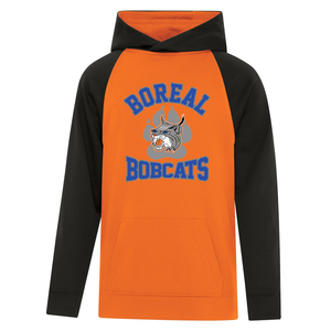 Boréal Bobcats Logo Spirit Wear Game Day Two Toned Youth Hoodie