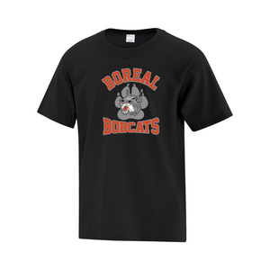Boreal Bobcats Logo Spirit Wear Youth Tee