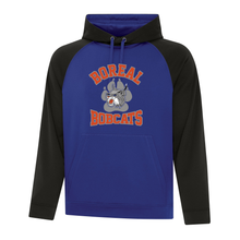 Load image into Gallery viewer, Boréal Bobcats Logo Spirit Wear Game Day Two Toned Adult Hoodie