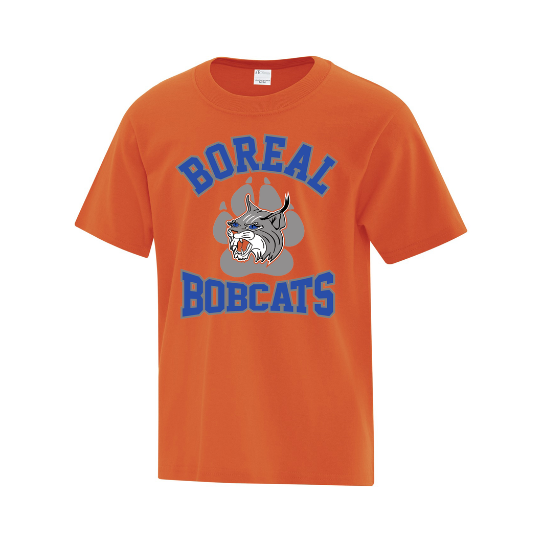 Boreal Bobcats Logo Spirit Wear Youth Tee