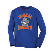 Load image into Gallery viewer, Boréal Bobcats Logo Spirit Wear Pro Team Youth Long Sleeve Tee