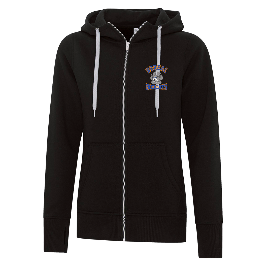 BOREAL STAFF ESActive Core Full Zip Hooded Ladies Sweatshirt Embroidered