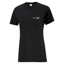 Load image into Gallery viewer, Canadian Adaptive Snowsports SSM Everyday Cotton LADIES Tee