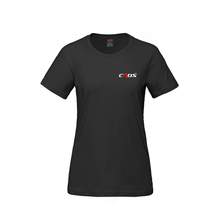 Load image into Gallery viewer, Canadian Adaptive Snowsports SSM Parkour LADIES Ring Spun Combed Cotton Crewneck T-Shirt