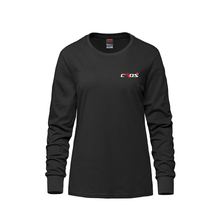Load image into Gallery viewer, Canadian Adaptive Snowsports SSM Breeze LADIES Ring Spun Combed Cotton Long Sleeve Crewneck T-Shirt