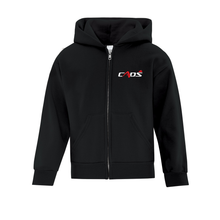 Load image into Gallery viewer, Canadian Adaptive Snowsports SSM Everyday Fleece YOUTH Full Zip Hooded Sweatshirt