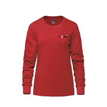 Load image into Gallery viewer, Canadian Adaptive Snowsports SSM Breeze LADIES Ring Spun Combed Cotton Long Sleeve Crewneck T-Shirt