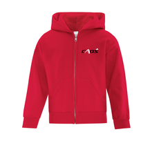 Load image into Gallery viewer, Canadian Adaptive Snowsports SSM Everyday Fleece YOUTH Full Zip Hooded Sweatshirt