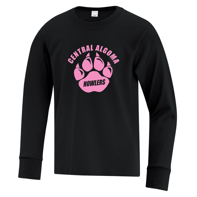 CAES Pink Shirt Day Everyday Cotton Long Sleeve Youth Tee