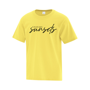 Chasing Sunsets Everyday Cotton Youth Tee