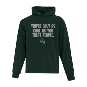 White Pines 'Be Cool' Everyday Fleece Unisex Hoodie