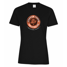 Load image into Gallery viewer, Copper Town Triathlon Everyday Ring Spun Cotton Ladies Tee