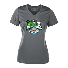 Load image into Gallery viewer, Écho-des-Rapides Pro Team Ladies V-Neck Tee