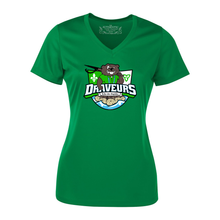 Load image into Gallery viewer, Écho-des-Rapides Pro Team Ladies V-Neck Tee
