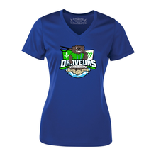Load image into Gallery viewer, Écho-des-Rapides Pro Team Ladies V-Neck Tee