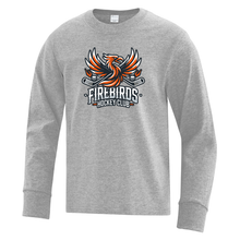 Load image into Gallery viewer, Firebirds Hockey Everyday Cotton Long Sleeve Youth Tee