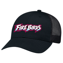 Load image into Gallery viewer, U9 Firebirds Hockey Mesh Snapback Cap (Embroidered)