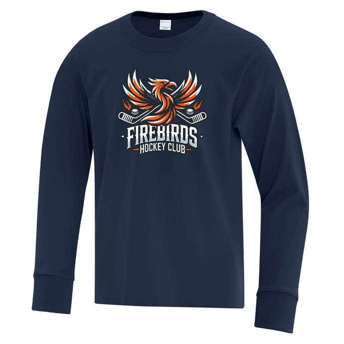 Firebirds Hockey Everyday Cotton Long Sleeve Youth Tee