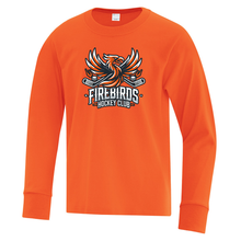 Load image into Gallery viewer, Firebirds Hockey Everyday Cotton Long Sleeve Youth Tee