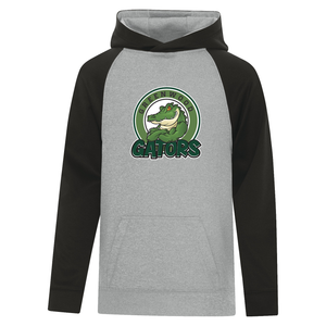 Greenwood Game Day Fleece Two Tone Youth Hooded Sweatshirt