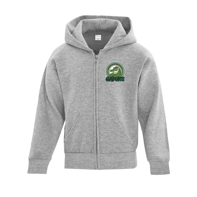 Greenwood Everyday Fleece Hooded Full Zip Youth Sweatshirt