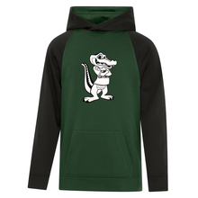 Load image into Gallery viewer, Greenwood Game Day Fleece Two Tone Youth Hooded Sweatshirt